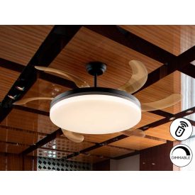 VENTO - MAXI BLACK FAN DIMMABLE  D80/150