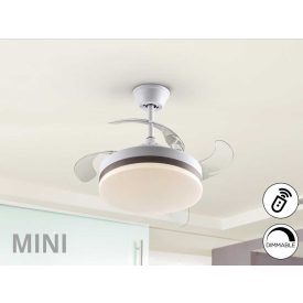  SCHULLER Vento Mini 169204 Ceiling Fan White LED Dimmable