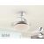  SCHULLER Vento Mini 169204 Ceiling Fan White LED Dimmable