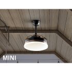  SCHULLER Vento Mini 169211 Ceiling Fan Matte Black LED Dimmable