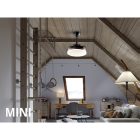  SCHULLER Vento Mini 169211 Ceiling Fan Matte Black LED Dimmable