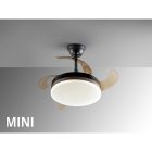 SCHULLER Vento Mini 169211 Ceiling Fan Matte Black LED Dimmable