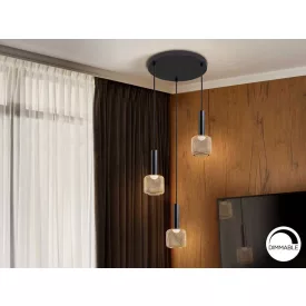 ·SINCRO· LAMP 3L., BLACK/GOLD