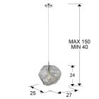  Schuller Petra 213111 Single Pendant Lamp