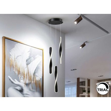 TWIST - LAMP 3L BLACK