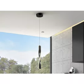TWIST - LAMP 1L BLACK