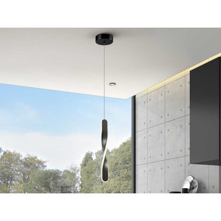 TWIST - LAMP 1L BLACK