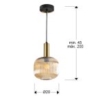  Schuller Norma 225588 Single Pendant Lamp