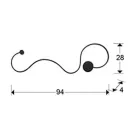  Schuller Grafos 227018 Wall Lamp