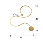  Schuller 227131 Wall Lamp Gold