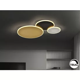 UMBRA - GOLD-BLACK-WHITE CEILING LAMP