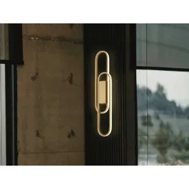 ODELE - GOLDEN WALL LAMP 2L