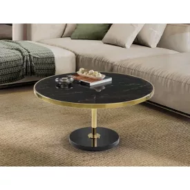 DEKALA - COFFEE TABLE BLACK-GOLD D90