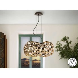  Schuller Narisa 266251N Pendant Lamp Rose Gold Metal