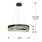  Schuller Selene 294720 LED Pendant Lamp