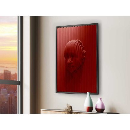 RED FACE - BAS-RELIEF 90x120
