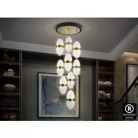 GARDEN - LAMP 9L BLACK-BRONZE
