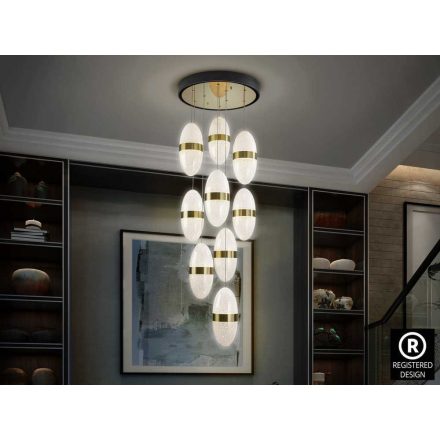 GARDEN - LAMP 9L BLACK-BRONZE