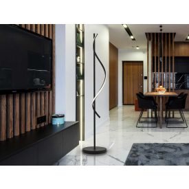 BOA -BLACK FLOOR LAMP