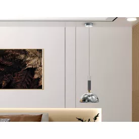 CHARLIZE - LAMP 1L SILVER