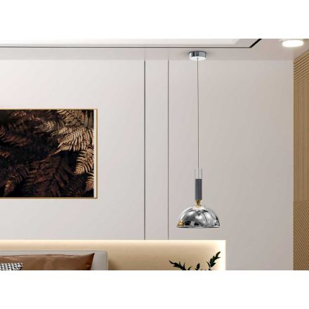 CHARLIZE - LAMP 1L SILVER