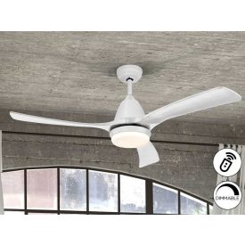·ASPAS· FAN, WHITE DIMMABLE