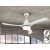 ·ASPAS· FAN, WHITE DIMMABLE
