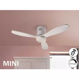 SIROCO MINI- WHITE FAN DIMMABLE