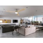  Schuller Sirocco 329521D Ceiling Fan Nickel Wood