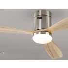  Schuller Sirocco 329521D Ceiling Fan Nickel Wood