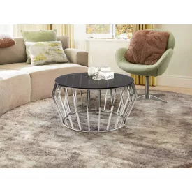CIROS - COFFEE TABLE BRIGHT STEEL