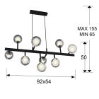  Schuller Altais 345509 Pendant Lamp