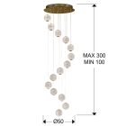  Schuller Austral 354318 Multi Pendant Lamp