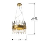  Schuller Grace 365185 Modern Pendant Lamp