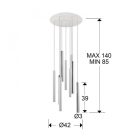  Schuller Varas 373261 Multi Pendant Lamp