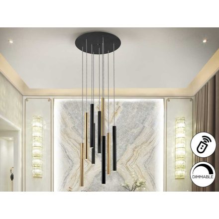 ·VARAS· LAMP 9L. GOLD/BLACK DIMMABLE