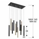  Schuller Varas 373357 Multi Pendant Lamp