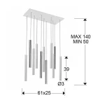  Schuller Varas 373378 Multi Pendant Lamp