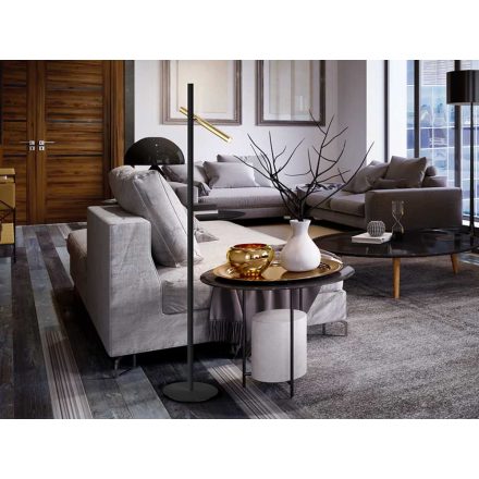 ·VARAS· FLOOR LAMP, GOLD/BLACK, 2L.