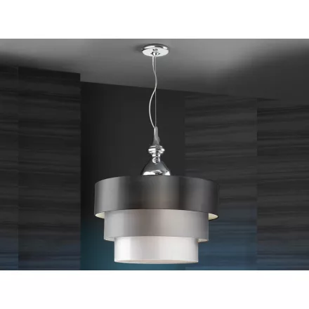·SOPHIA· PENDANT, 3 L., CHROME