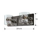  Schuller Flash 391870 Wall Lamp Chrome