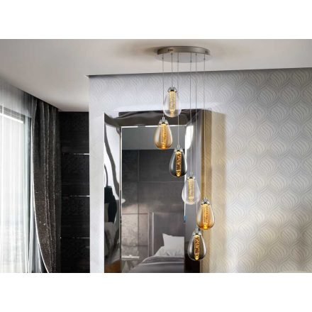  Schuller Taccia 394834 Pendant Lamp Chrome