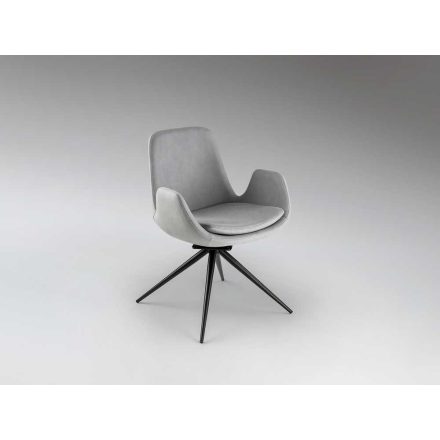 ZUNA - SWIVEL LIGHT GREY CHAIR
