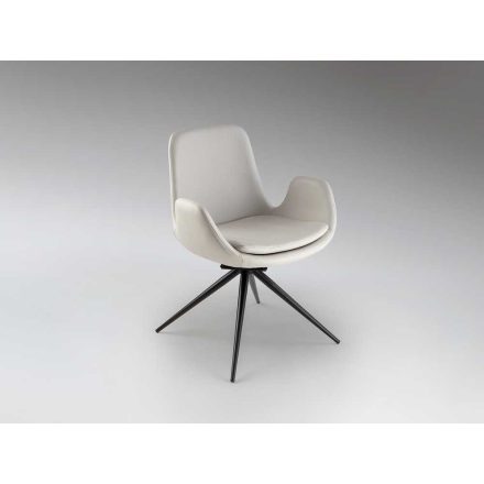 ZUNA - SWIVEL WHITE CHAIR