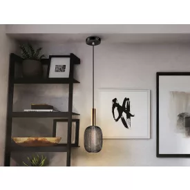 ·MICRON· LAMP, 1L., GOLD/BLACK
