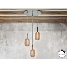  Schuller Mikrón 413626 Multi Pendant Lamp Gold