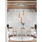  Schuller Mikrón 413626 Multi Pendant Lamp Gold
