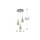  Schuller Mikrón 413626 Multi Pendant Lamp Gold