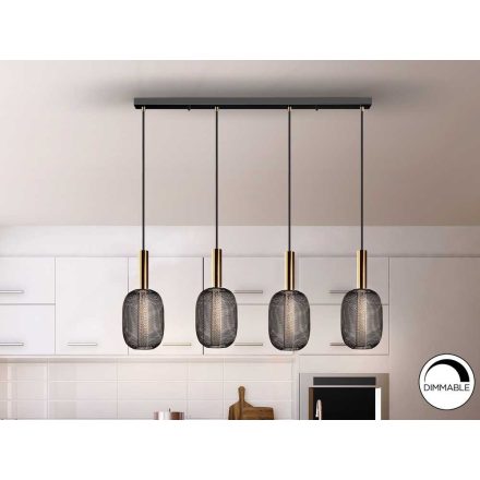 ·MICRON· LAMP 4L., GOLD/BLACK