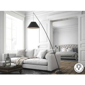 ·JUNCO· FLOOR LAMP, BLACK